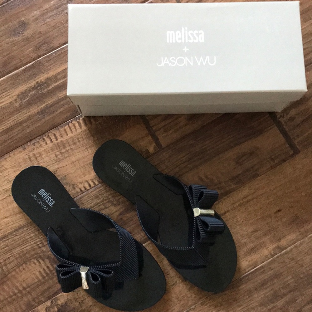 Black Mellisa Jason Wu Flip flops